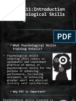 Chapter 11 Introduction To Psychological Skills Training