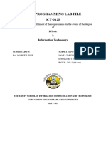 Java Programming Lab File - 049