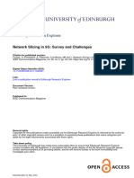 Edinburgh Research Explorer: Network Slicing in 5G: Survey and Challenges