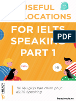 S Tay Collocations Cho Speaking Part 1 - IELTS I-Ready