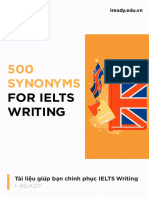 500 Synonyms For IELTS Writing