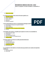 Examen Residencia Medica 2022