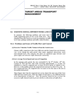 Chapter 8: Target Areas Transport Management: 8.1 Existing Issues, Opportunities and Constraints