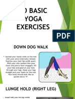 Pathfit 2 10 Basic Yoga Exercises Semi Final