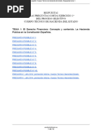 El Derecho Financiero: Concepto y Contenido. La Hacienda Pública en La Constitución Española