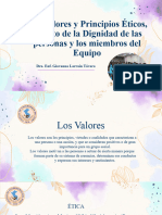 Valores y Principios Éticos en Enfermería Inducción 2023 II