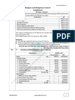 Budgets and Budgetary Control