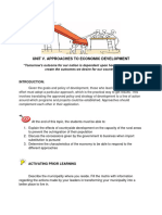 Unit V Approaches To Economic Development