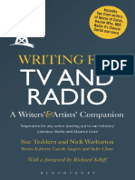 Writing For TV and Radio A Writers' and Artists' Companion