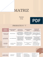 Matriz Grupo10