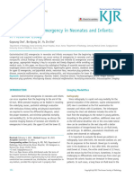 Gastrointestinal Emergency in Neonates