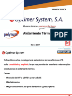 03 Aislamientos Termo Reflectivos Optimer (Obligatorio 02 - 00 )