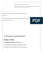 LPX 10K 2010 - Balance Sheet Case-Study