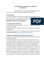 Normas para Submissão de Trabalhos - V Semana de Enfermagem