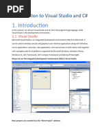 Introduction To Visual Studio and C Lec 1