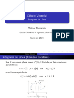 Integrales de Linea