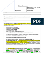 CVP Analysis