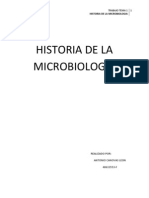 Historia de La Microbiologia (Antonio)