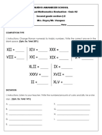 2ND Annual 1ST Evaluation Math Quiz 2