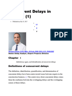 Concurrent Delays in Context