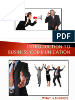 Intro To Business Communication