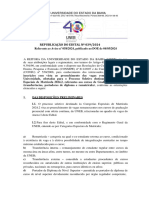 Edital 039 2024 Aviso 058 2024 Republicacao Do Edital Selecao Das Categorias Especiais de Matricula 2024.2-2