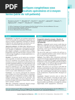 Les Obstacles Aortiques Congénitaux Sous Valvulaires - Résultats Opératoires Et À Moyen Terme (Série de 128 Patients)