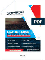 Achievers Mathematic Textbook For First Year Undergraduates Series I ..