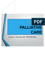 Palliative Care and End of Life Care