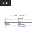 Surabhi Parida - 1259 - Indian Economy - Assignment