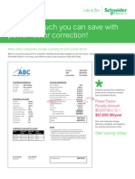 Power Factor Penalty Utility Bill (Digital File)