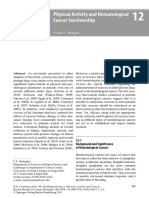 Physical Activity and Hematological Cancer Survivorship - Battaglini (2010)