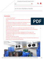 Bilan Frigorifique D'une Chambre Froide - Energie Plus Le Site