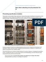 Twelve Ultimate Mistakes When Selecting Circuit Protection For Low-Voltage Equipment-1