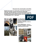 Glossaire Des Catastrophes Naturelles 2021