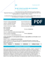 Formulario de Vinculación de Clientes: Información Del Contratante