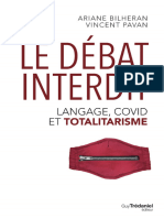 Le Debat Interdit Langage, Covid Et Totalitarisme Ariane Bilheran