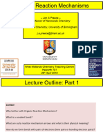 Organic Reaction Mechanisms