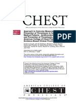 Approach To Outcome Measurement in The Prevention of Thrombosis in Surgical and Medical Patients