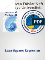 Numerical Methods II - Least-Squares Regression