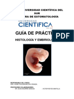 Guía - Histología y Embriología 1