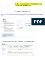 Passo A Passo para Cadastro de Procuração Eletronica No Ecac