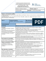 Plan de Clase - 1º Prim - ABRIL