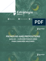 Aula 05 - Pronouns and Prepositions - Slides