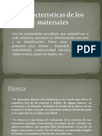 Caracteristicas de Los Materiales