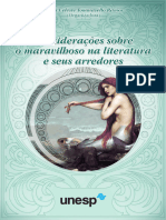 E Book Consideracoes Sobre o Maravilhoso Na Literatura e Seus Arredores 2021 Versao3