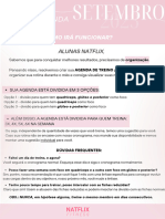 Agenda de Treino - 3X Na Semana - Setembro