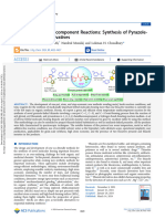 Banerjee Et Al 2024 Hfip Mediated Multicomponent Reactions Synthesis of Pyrazole Linked Thiazole Derivatives