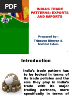 Import Export :india's Trade Patterns Ib