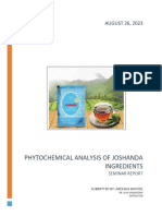 Phytochemical Analysis of Joshanda Ingredients